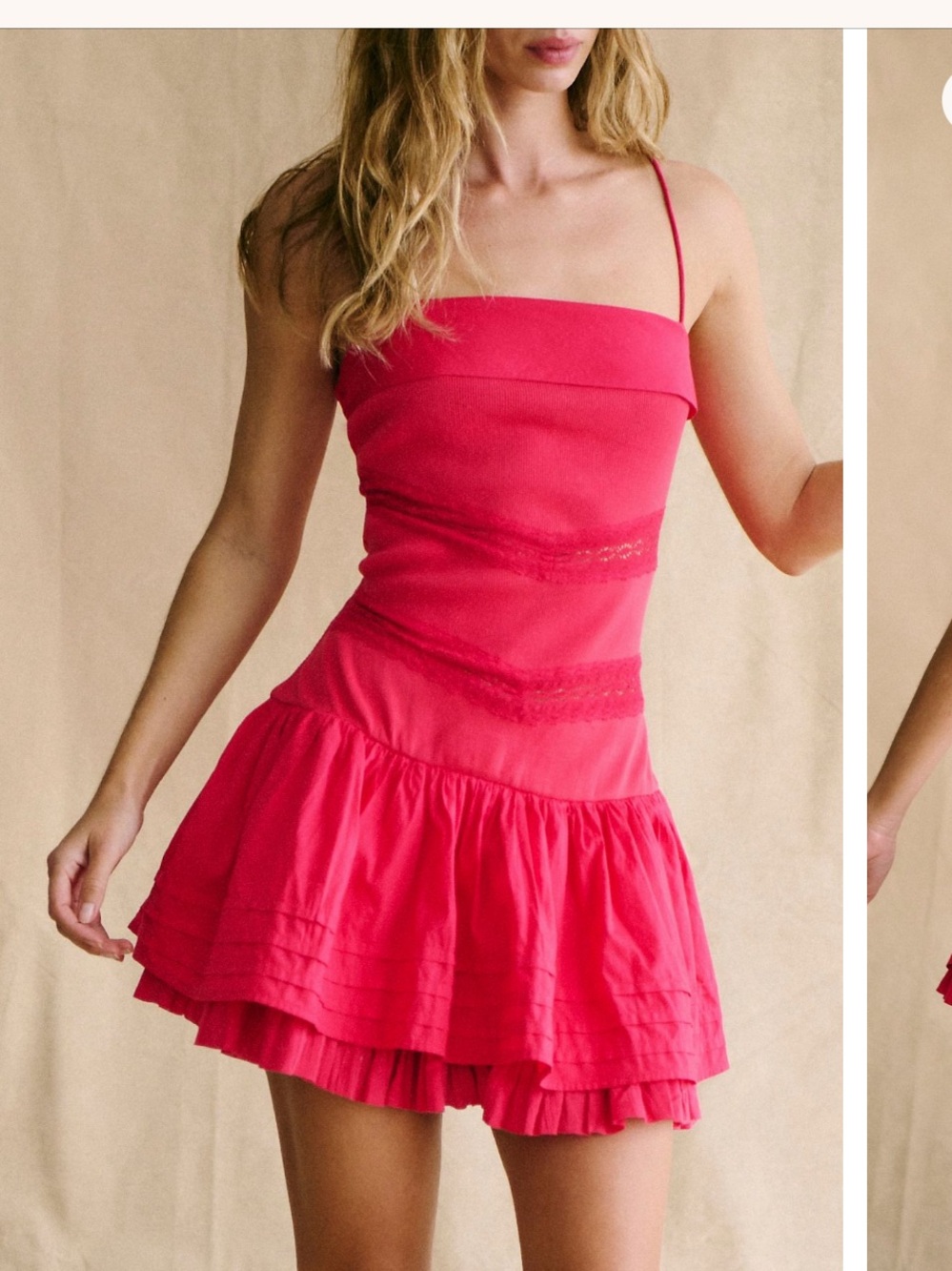 pink freee people dress
